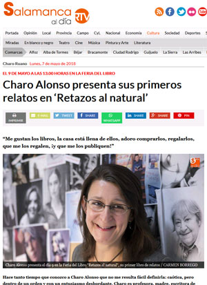 Entrevista a Charo Alonso en Salamnca RTV Al Día